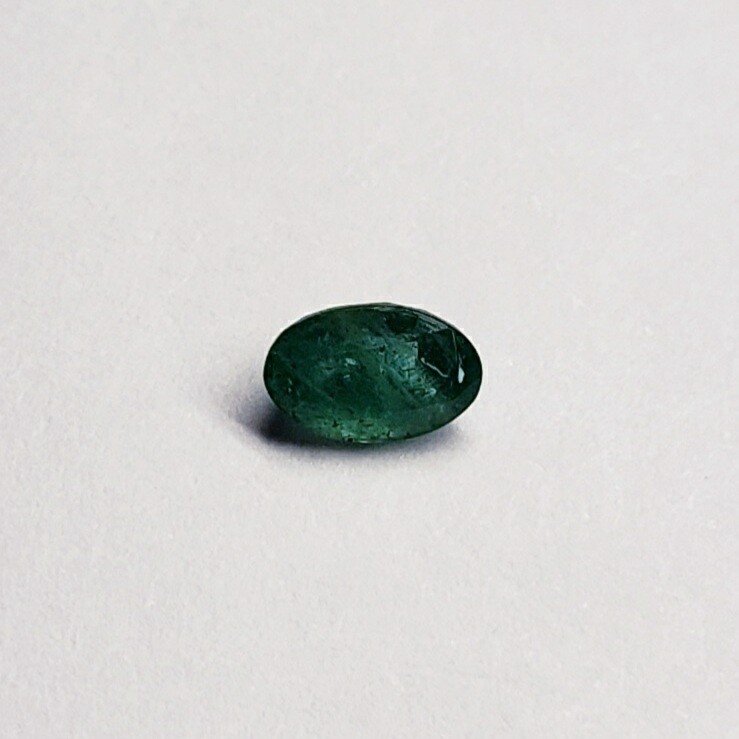 Genuine Emerald Green Oval 0.7 Carat