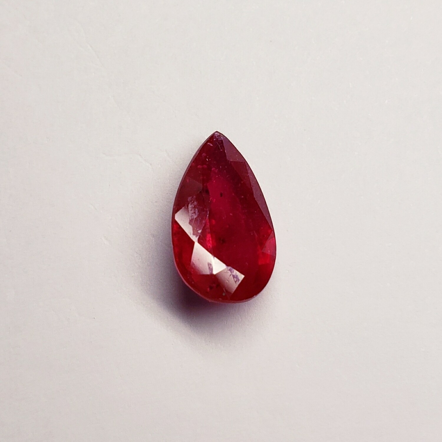 Genuine Ruby Africa Pear 5.35 Carat