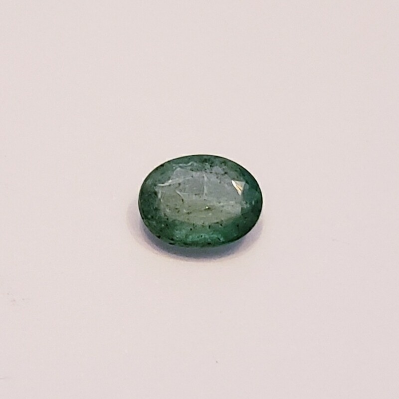 Genuine Emerald Green Oval 1.05 Carat