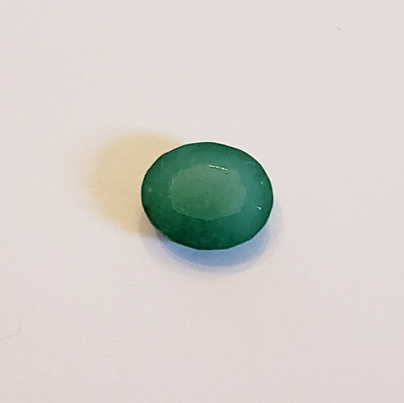 Genuine Emerald Green Oval 3.25 Carat