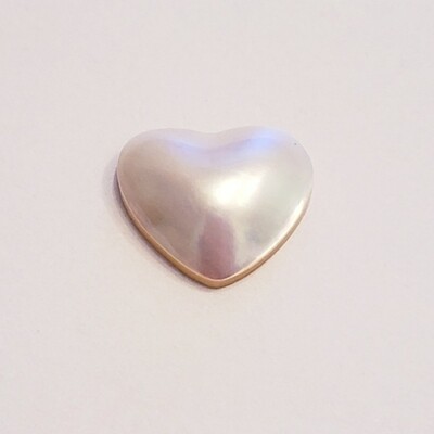 Genuine Pearl White Heart 5.35 Carat