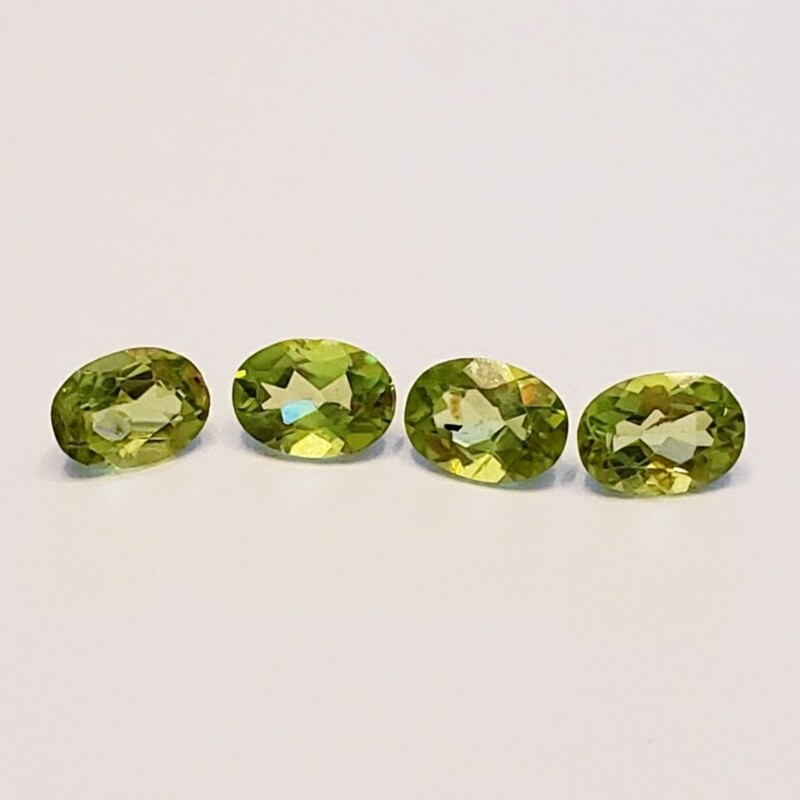 Genuine Peridot Green Oval 3.5 Carat