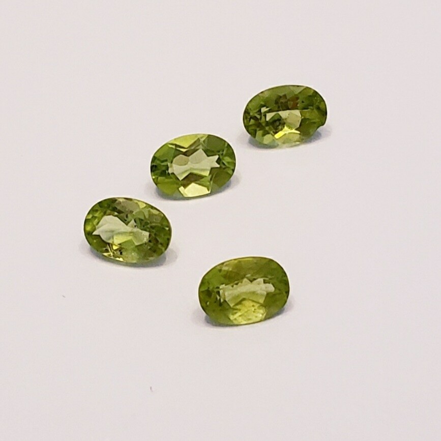 Genuine Peridot Green Oval 3.7 Carat