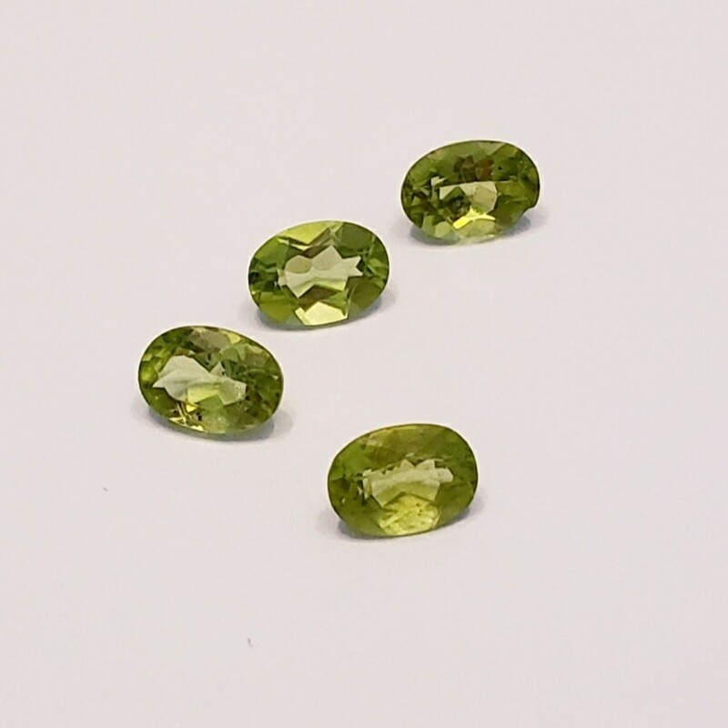 Genuine Peridot Green Oval 3 Carat