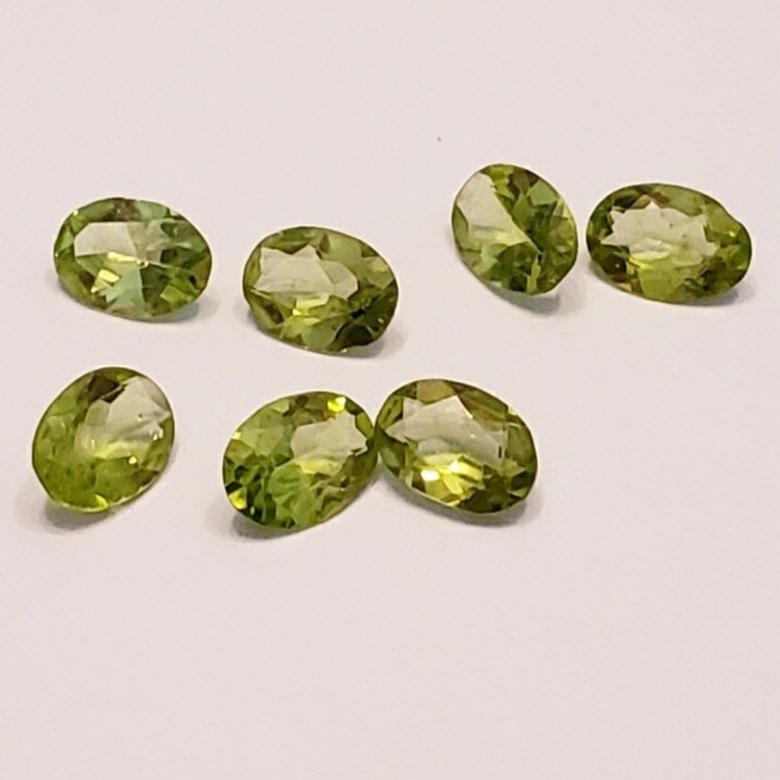 Genuine Peridot Green Oval 4.45 Carat