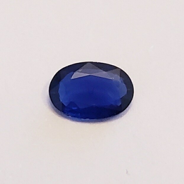 Genuine Sapphire Blue Oval 0.55 Carat