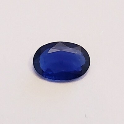 Genuine Sapphire Blue Oval 0.55 Carat