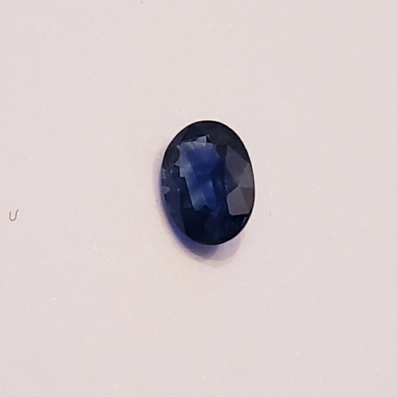 Genuine Sapphire Blue Oval 0.85 Carat