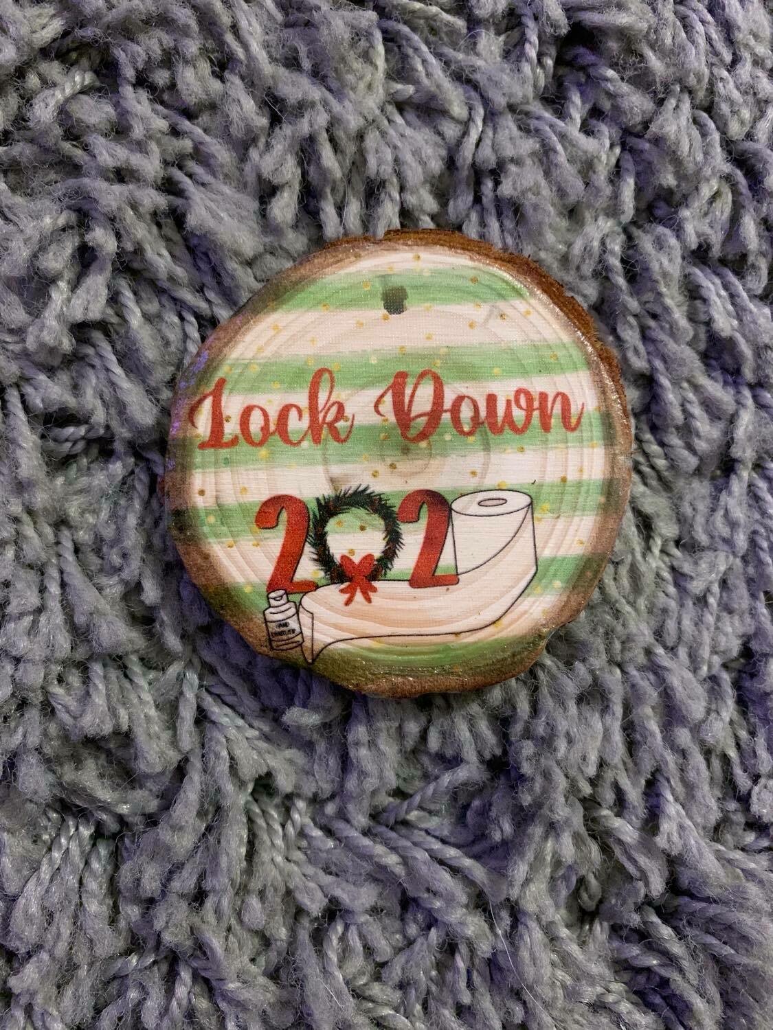 Hanging Wood Slice Ornament