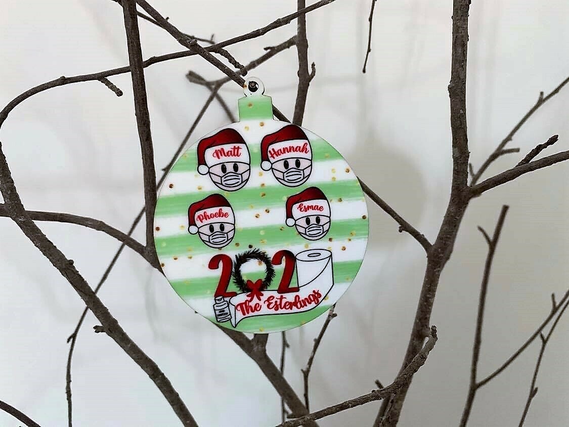 Lock Down Personalised Decoration