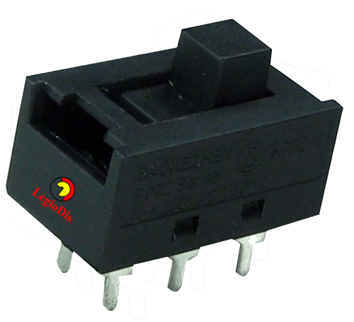 INTERRUPTOR CON CURSOR UNIVERSAL 2 POSICIONES Y 6