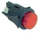 INTERRUPTOR PULSANTE MONTAJE Ø 25MM ROJO 2NO 250V