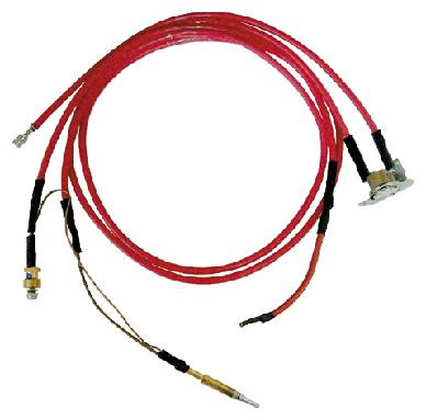 TERMOPAR 245 MM, TUERCA M10, 2 TERM., TTO 120º., C