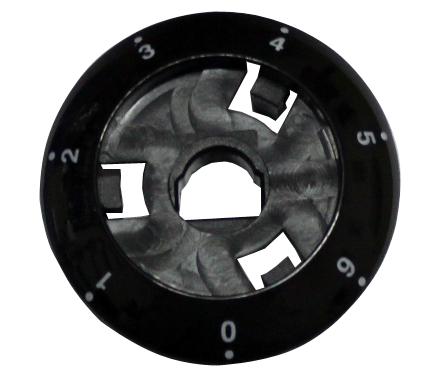 DIAL MANDO 6 POSICIONES HORNO FAGOR, COLOR NEGRO C