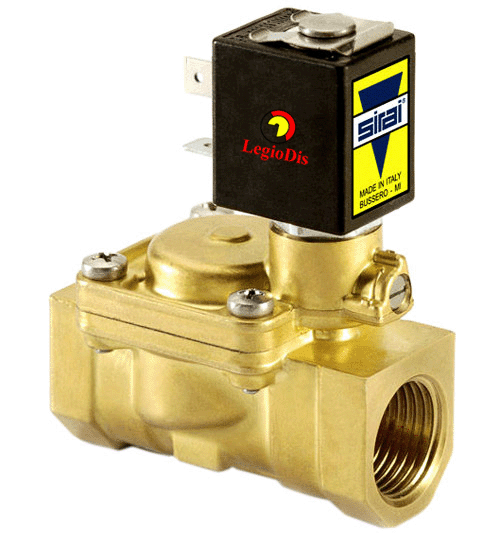 VÁLVULA MAGNÉTICA LATÓN 2VÍAS 230VAC ENTRADA 1/2"