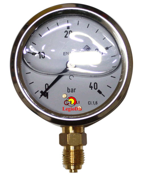 MANOMETRO GLICERINA D63 0-40BAR.    R1/4"G RADIAL