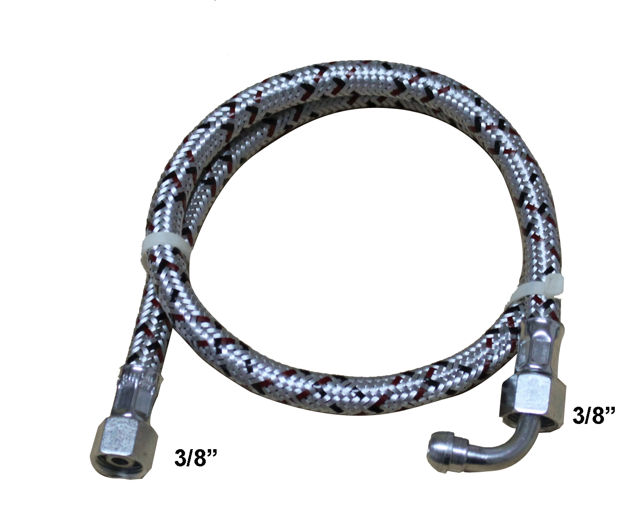 LATIGUILLO 8MM. 800MM. HTL 3/8"X HTL3/8" CODO90º