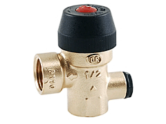 VALVULA SEGURIDAD 1/2" 3BAR. HH CON TOMA DE MANOME