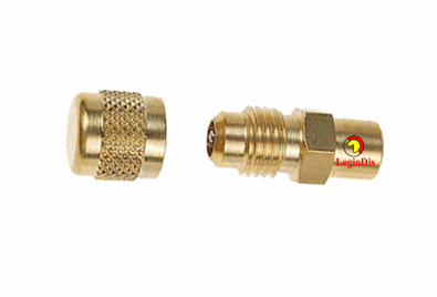 OBÚS CARGA GAS REFRIGERANTE, SIN TUBO, CON LLAVE,