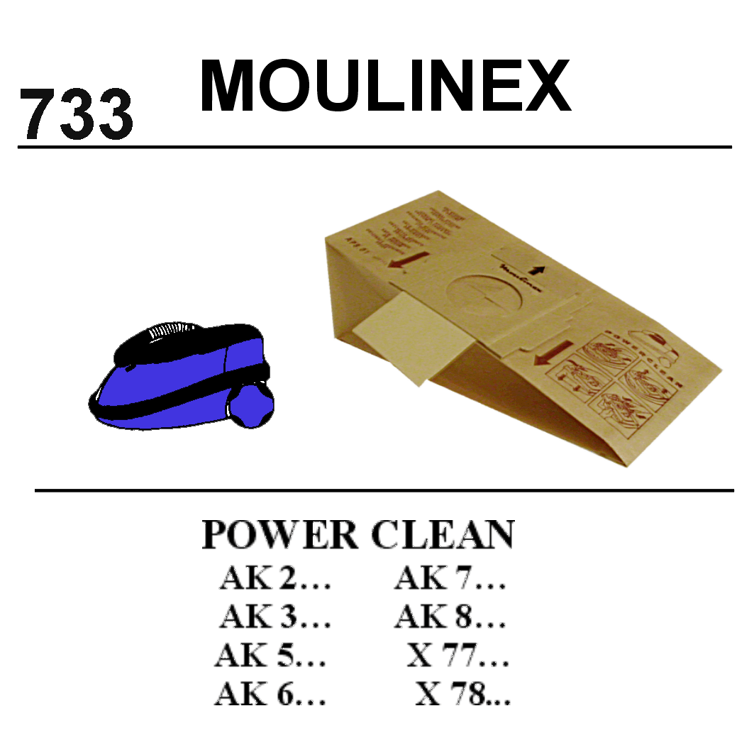 SACOS ASPIRAD. MOU MOULINEX 800S 800SL 850SL