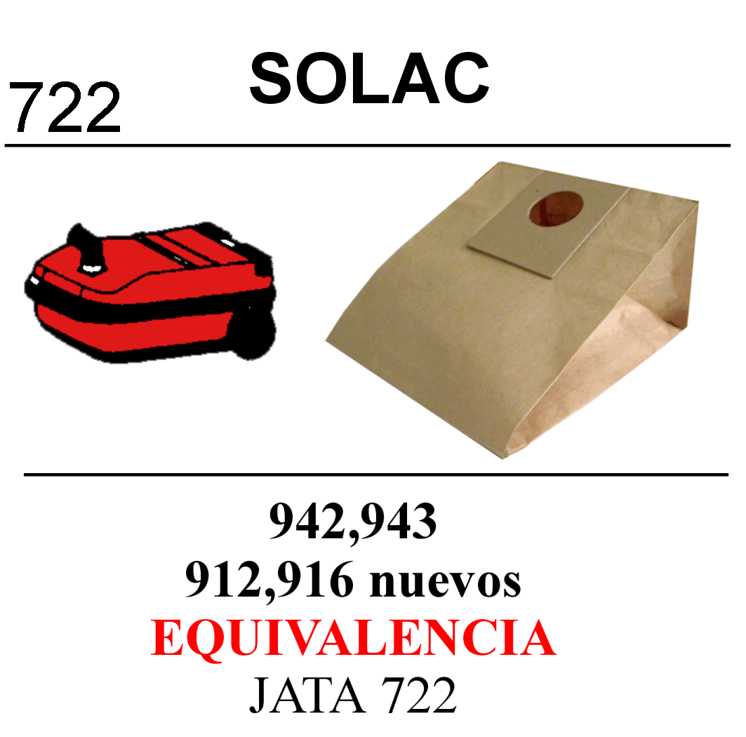 SACOS ASPIRAD. SOL SOLAC   912,916