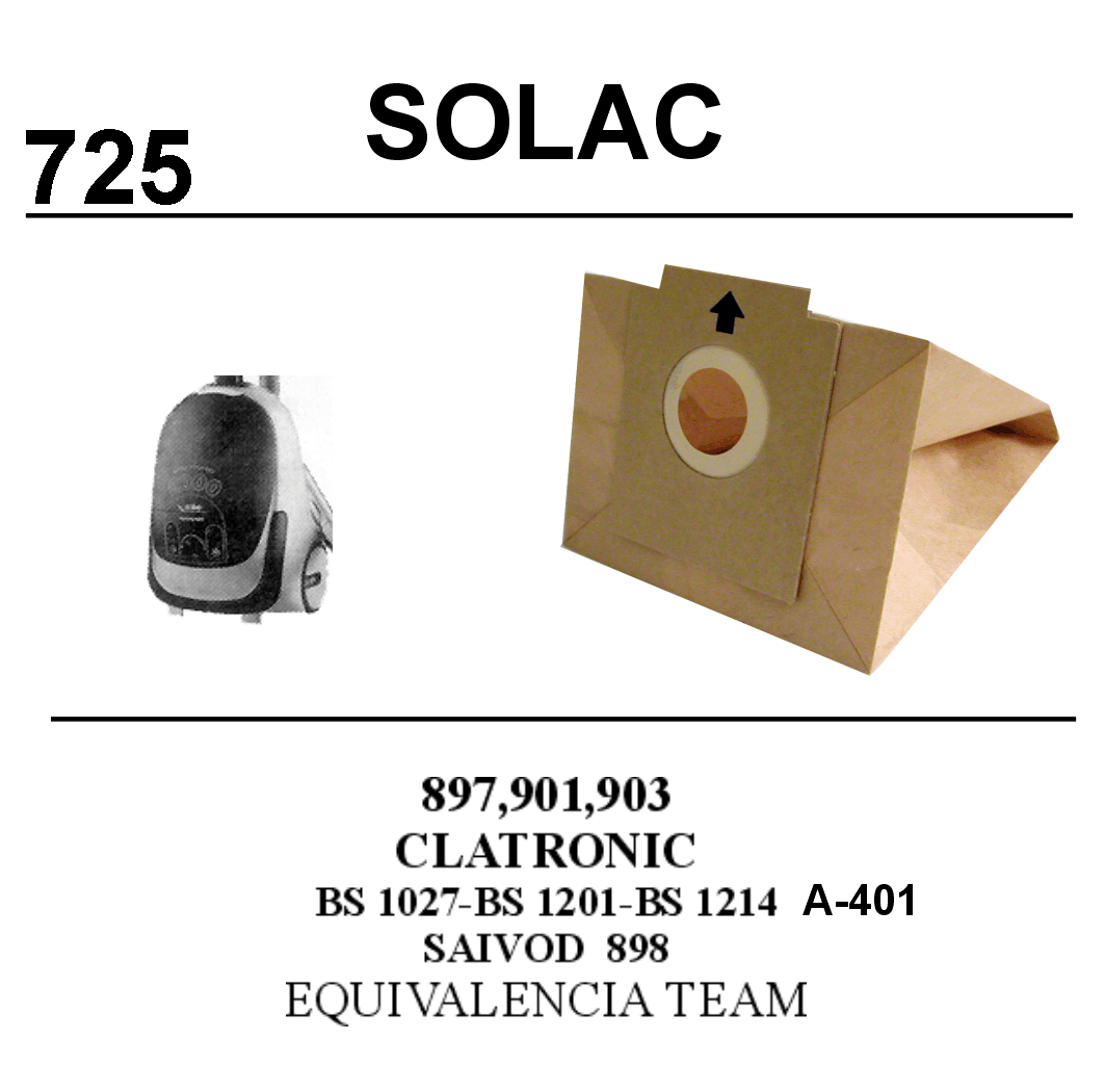 SACOS ASPIRADOR SOL 897/ A 401
