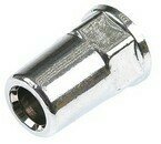 TUERCA DE RACOR ROSCA 3/8" L 34MM AGUJERO Ø 12MM