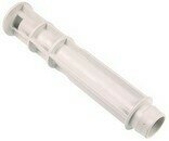 TUBO DE REBOSE Ø 30MM L 210MM PVC