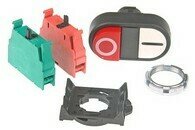 PULSADOR MARCHA/PARO VERDE/ROJO 6A 230V PP