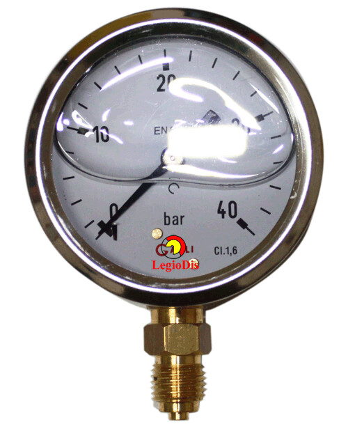 MANOMETRO GLICERINA D63 0-40BAR.    R1/4"G RADIAL