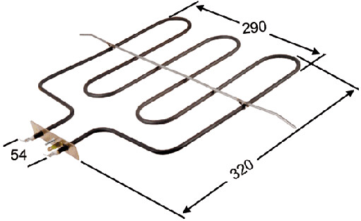 RESISTENCIA GRILL PARA HORNO TEKA 1900W..VALIDO PA
