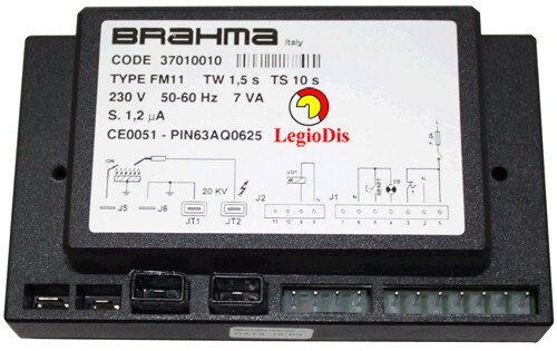 FM 11 TW1,5 TS10 GAS MINIFLAT BRAHMA CENTRALITA
