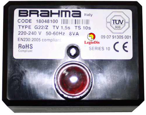 G 22/Z TW1,5 TS10 BRAHMA PREVENTILACIÓN: 15 PULG.