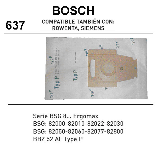 SACO ASPIRA BOSCH BSG