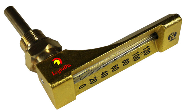 TERMOMETRO CAPILLA SEI 110X36 ANGULAR L.50 1/2" 0-
