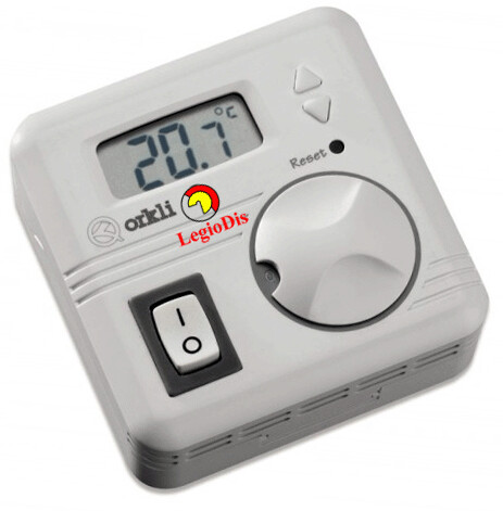 TERMOSTATO AMBIENTE 220 V - 24 V ON/OFF