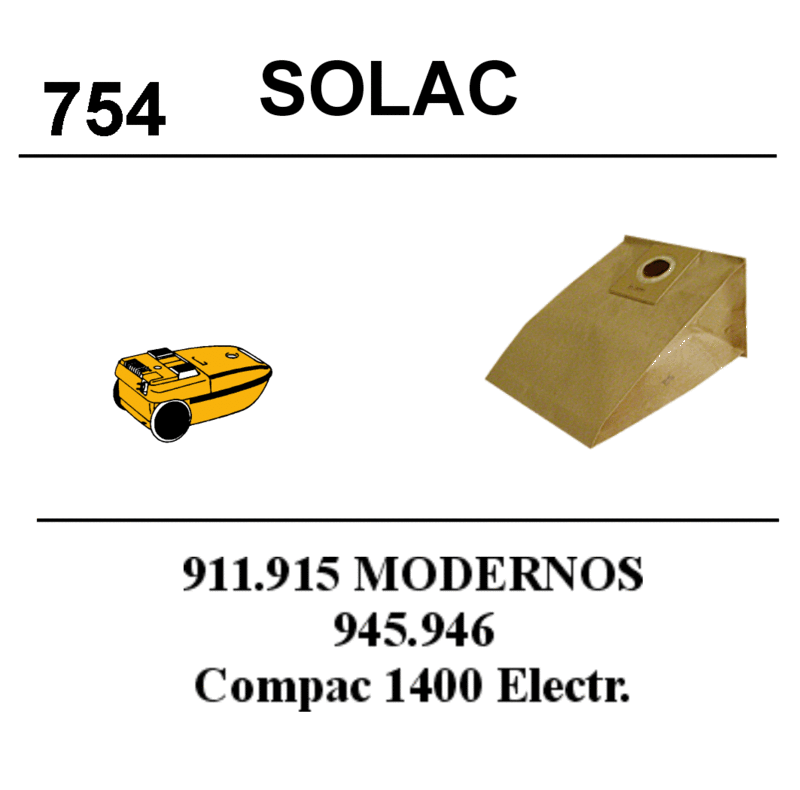 SACOS ASPIRAD. SOL SOLAC   911,915