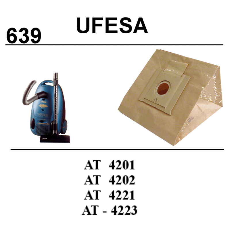 BOLSA ASPIRADOR UFESA AT-4201,4202