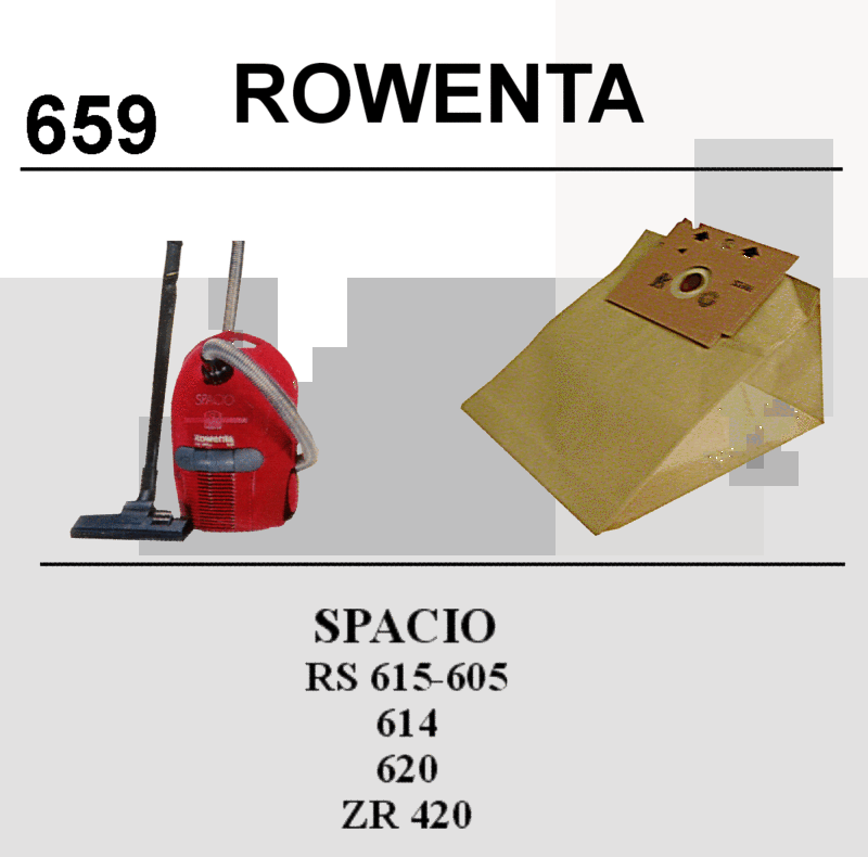 SACO ASPIRA. AS ROW ROWENTA SPACIO