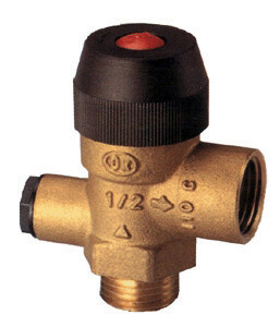 VALVULA SEGURIDAD 1/2" 3BAR. MH CON TOMA DE MANOME