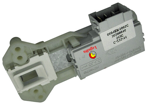 BLOCAPUERTA PARA LAVADORA LG; C-375/10; 36500016;
