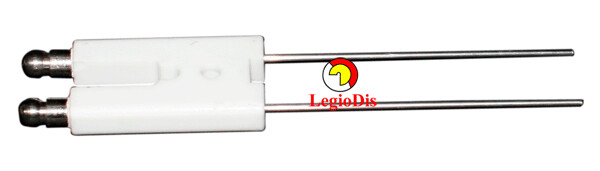 ELECTRODO DOBLE 25X43 / 2X70 / 6.35X11MM.