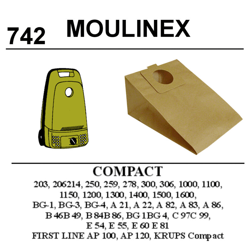 BOLSAS MOULINEX COMPACT