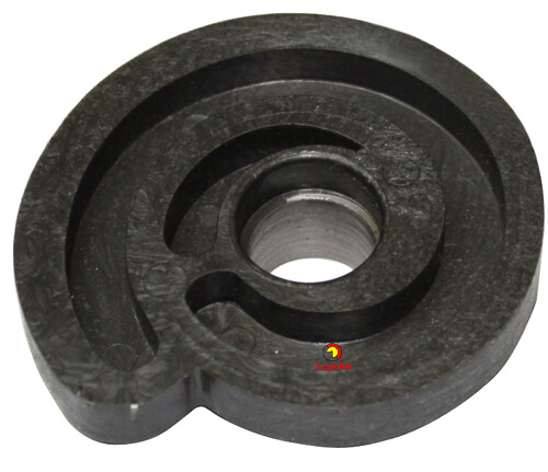 EMPUÑADURA NEGRA BRAZO Ø 25 MM Ø ROSCA 6 MM - Ø CO