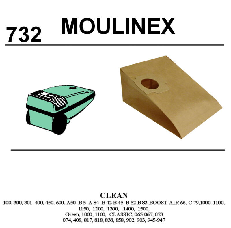 SACOS ASPIRAD. MOU MOULINEX 1000
