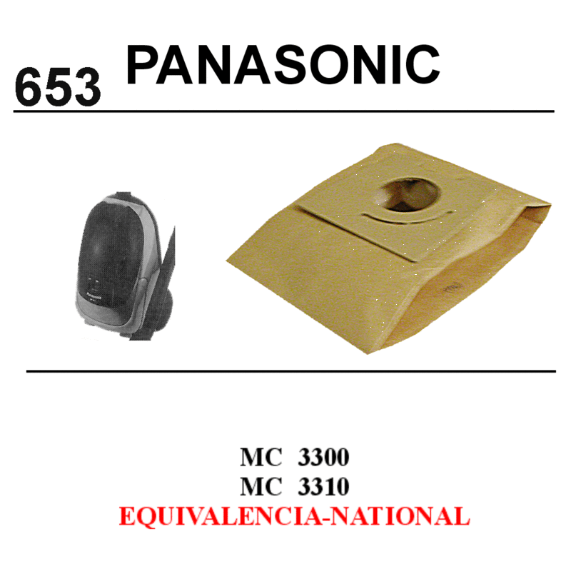 SACO ASPIRA AS NAT PANASONIC SERIE MC-3300