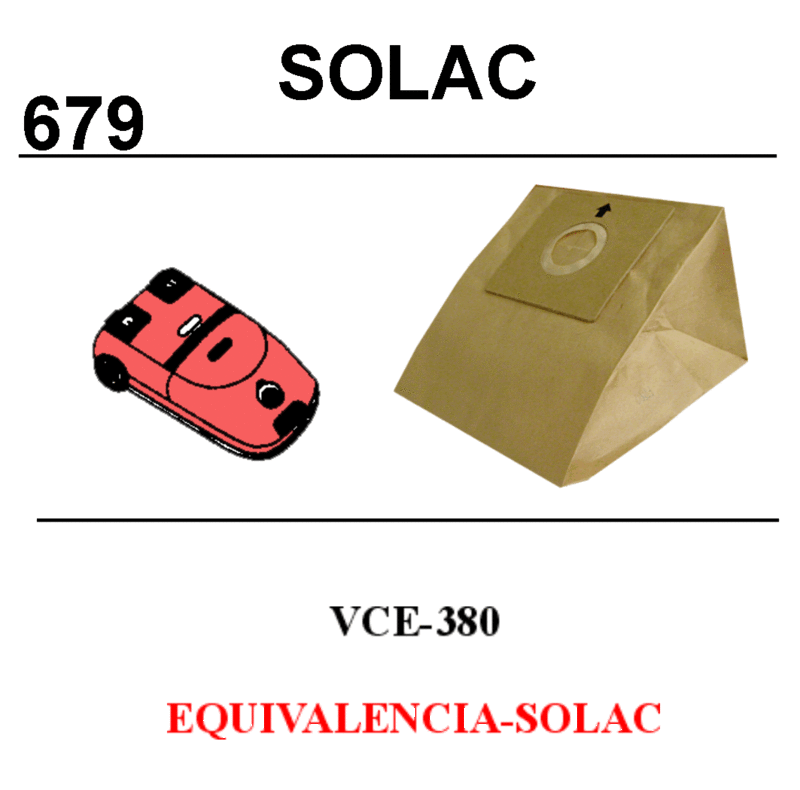 SACO ASPIRAD. SOL SOLAC 917, 919