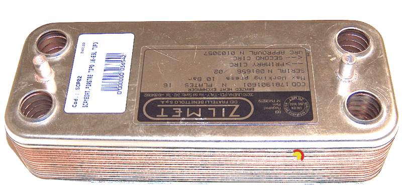 INTERCAMBIADOR 16 PLACAS RIELLO/BERETTA HH 24,000K