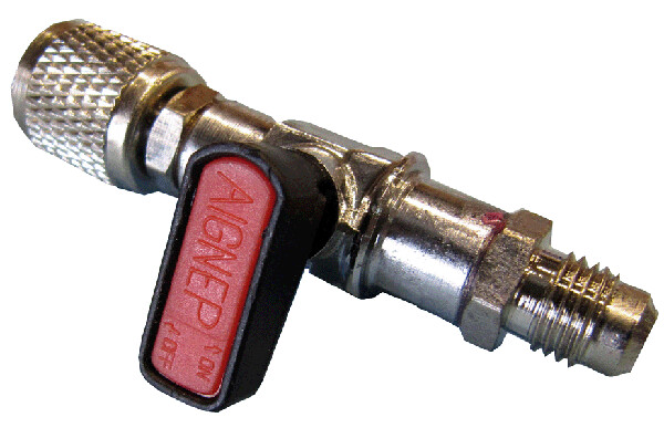 VALVULA UNIVERSAL CON GRIFO PARA BOMBONA DE GAS MA