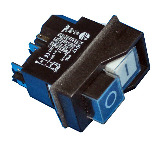 30X22MM OVALADO BLANCO 2NO 250V 16A ILUMINADO PULS